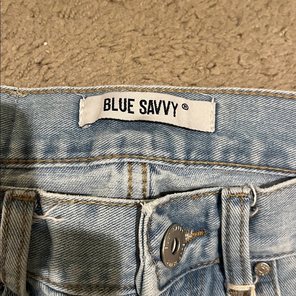 Blue Savvy Distressed Light Wash Jeans Women’s size 25 - Picture 16 of 16